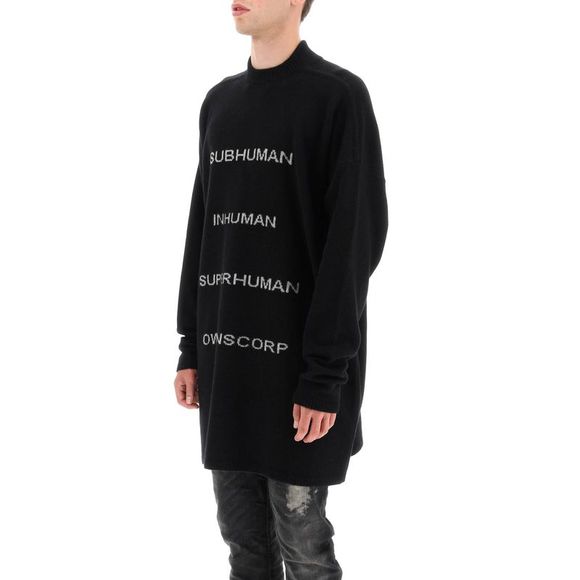 Rick owens 'tommy' sweater in recycled cashmere - Picture 4 of 4